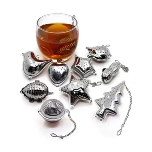 Lebensmittel qualität Edelstahl Mesh Tea Infuser Ball Teesieb Tee filter mit Kette