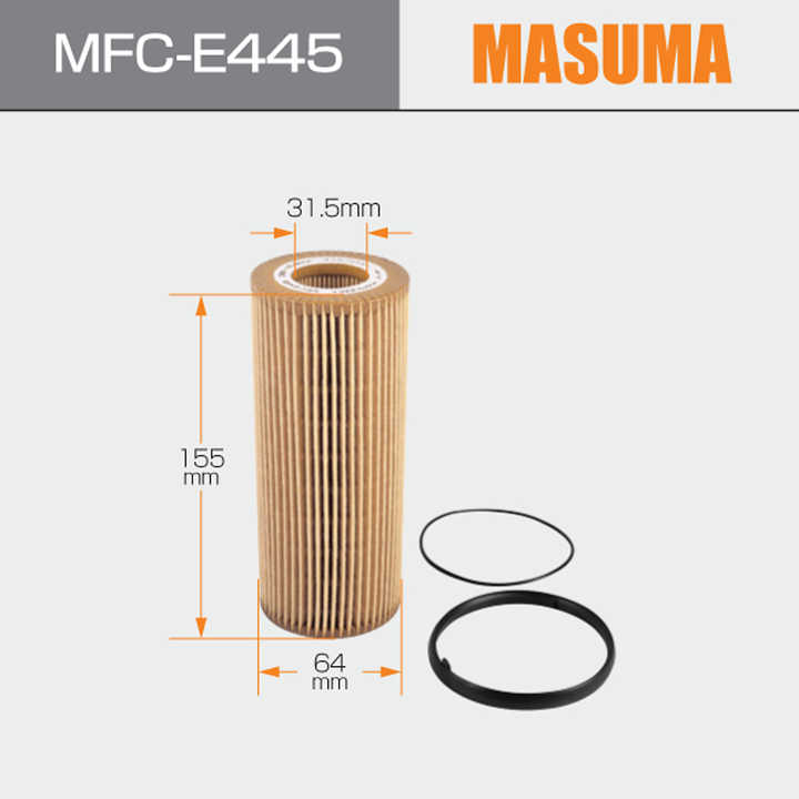 MFC-E445 MASUMA Paper core Auto Engine Systems car oil filter 