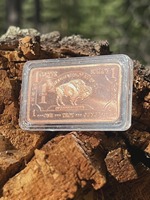 Pièce de monnaie Buffalo en cuivre pur 999, barre de cuivre 1 oz .999, lingot de cuivre 1 oz, pièce de monnaie en cuivre, cuivre fin, pièces de monnaie en cuivre 999, 1 oz