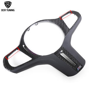 Pour BMW G80 G82 G83 G81 garniture de <span class=keywords><strong>volant</strong></span> en Fiber de carbone forgée remplacement de couverture centrale intérieure pour la mise à niveau de voiture M2 M3 M4 - Product Image 4