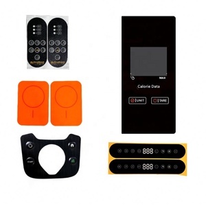 Pegatina de Silicona Personalizada para Panel de Control con Gráficos PET, Adhesiva, para la Parte Frontal de Instrumentos con Iconos de Botones para Equipos Electrónicos - Product Image 1