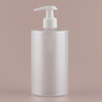 Vente d'usine divers luxe vide dernière bouteille d'huile corporelle 500ml 17oz bouteille de pompe de Lotion cosmétique givrée pour Gel douche au lait