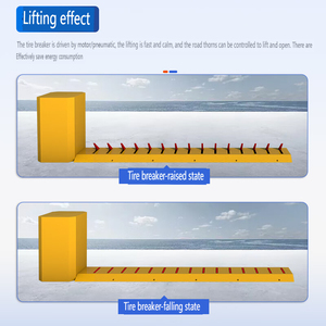 Spiked Tire Killer Qigong Anti-Terrorist Automatic Puncture Rebound Tire <strong>Spikes</strong> Tyre Killer Road <strong>Barrier</strong> Made of Foshan - Product Image 3