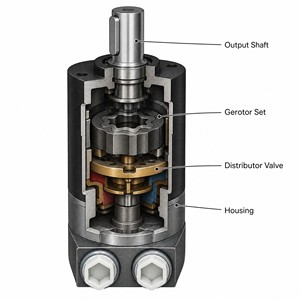 Hydraulischer Orbitalmotor TMT OMR OMP OMM OMT OMTS OMSY OMSYS OMH OMV OMK2 OMK6 OMEW Langlebiges und Effizientes Produkt XLH XLS XL2 XL4 - Product Image 6