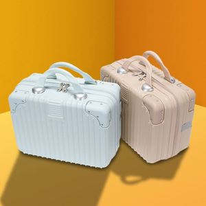 2025 New Arrival 14inch Travel Luggage <b>Small</b> Portable Carrying <b>Case</b> Makeup Suitcase for Travel - Product Image 2