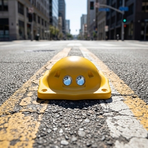 Réflecteur routier en plastique durable pour <span class=keywords><strong>la</strong></span> sécurité routière, type œil <span class=keywords><strong>de</strong></span> chat, marqueur <span class=keywords><strong>de</strong></span> chaussée surélevé, <span class=keywords><strong>prix</strong></span> compétitif - Product Image 1