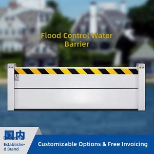 Barrière anti-inondation en alliage d'aluminium épaissi sur mesure, en acier inoxydable, détachable, étanche, pour magasins - Product Image 5