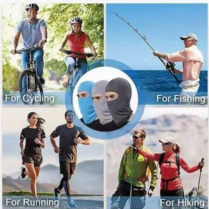 Balaclavas personnalisables, masques anti-vent pour l'escalade, bonnets unisexes pour le sport, le cyclisme, les voyages - Polyester/coton, quatre saisons - Product Image 3