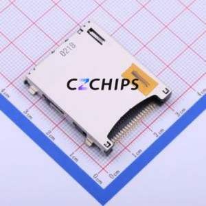 SCDG1A0109 SD Card / Memory Card Connector SMD Connector Self-Return Type Standard SD Card Card Holder 4.8mm - Product Image 1