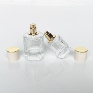 Luxe Op Maat Gemaakte Parfumetiketten Transparante Cilindrische Vorm 30Ml 50Ml 100Ml Glazen Spray Lege Parfumflesjes Met Deksel - Product Image 6