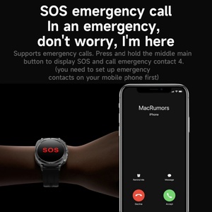 นาฬิกาอัจฉริยะรุ่นใหม่ปี 2026 รุ่น ET492 พร้อมฟังก์ชันตรวจคลื่นไฟฟ้าหัวใจ (ECG) สำหรับ<span class=keywords><strong>ผู้ชาย</strong></span> รองรับการโทรผ่านบลูทูธ พร้อมระบบสั่งงานด้วยเสียง  กันน้ำระดับ IP68  ติดตามสุขภาพ - Product Image 4