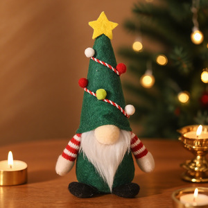 Gnomi Decorativi per Albero di Natale, Ornamenti Natalizi Fatti a Mano, Bambole di Babbo Natale Svedese in Peluche, Decorazioni Svedesi da Appendere - Product Image 4