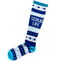 Xingmanyizu personnalisé femmes hommes chaussettes de Compression 20-30mmhg genou haut amusant bas pour courir sport athlétique infirmière