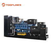 Générateur diesel synchrone triphasé 1200KW 1500KVA, alternateur sans balais et moteur Baudouin 12M33D1320E201