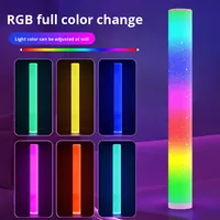 Lámpara de Pie LED Inteligente, Tubos RGB Ambientales, Luz Nocturna con Temporizador, Luz de Ambiente de Cielo Estrellado para Dormitorio, Sincronización de Ritmo Musical