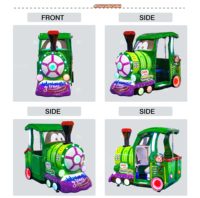 M SKY 3 places intérieur à pièces 150W Happy Family Train Driving Game Machine 1 an jardin maternelle Version anglaise