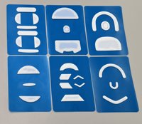 Alas Kaki Mouse PTFE Solid Perekat Panas Self-Adhesive, Stiker Perekat, Alas Kaki Mouse Senyap untuk Mouse Kantor/Gaming, Langsung dari Pabrik