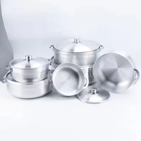Batterie de cuisine en aluminium moulé sous pression, casseroles et faitouts forgés, ensemble de 20-36 cm, vente chaude