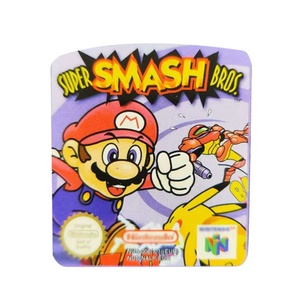 Super Smash Bros Marlo 64 Video <b>Game</b> Cartridge Stickers for N64 Nintondo 64 - Product Image 5