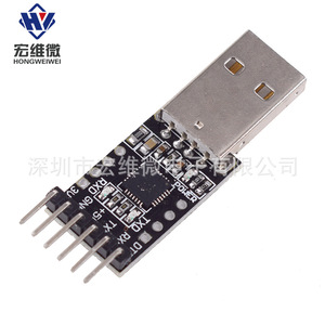 Módulo Serial USB a TTL Hongwei Micro CP2102, Placa de Programación UART, Descargador STC - Product Image 2