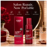 Sérum Capillaire Professionnel Réparateur pour Cheveux Secs, Abîmés, Décolorés et Teints – Spray Léger Anti-Frisottis pour une Brillance Accrue