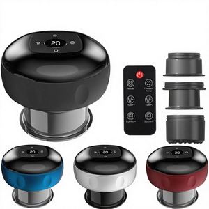 Instrument intelligent de ventouses et de Gua Sha avec fonctions de massage et d'aspiration chauffantes électriques, modèle A20, emballage chinois et anglais - Product Image 5