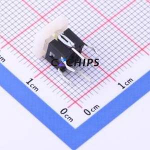 TM-001-D3-01 Tactile Switch Through hole Component THT,6x6mm Switch Single Pole Single Throw Rectangle Button 2.6N Through Hole - Product Image 2