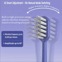 Brosse à dents électrique sonique rechargeable pour enfants, étanche, intelligente, motif dessin animé, pour les enfants de 0 à 12 ans