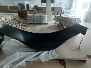 เปลแช่อ่างอาบน้ำแบบอิสระพร้อมที่ระบายน้ำวัสดุผสมสีขาวเป็นมิตรกับสิ่งแวดล้อมพื้นผิวเทียมแบบแข็งสปา - Product Image 5