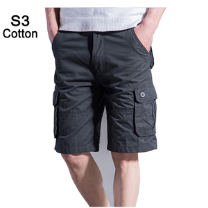 Pantalones cortos tácticos para exteriores de lona de algodón 100% para <span class=keywords><strong>hombre</strong></span>, pantalones deportivos para aficionados al deporte, senderismo, caza, pantalones cargo de Safari con múltiples bolsillos - Product Image 5