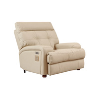 Canapé inclinable électrique multifonctionnel à double moteur à 180 degrés en cuir moderne pour salon, fauteuil inclinable pivotant, meubles de maison