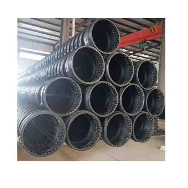 EN13476 Sn4 Sn8 Krah труба HDPE Двухстенная гофрированная труба Krah дренажные трубы