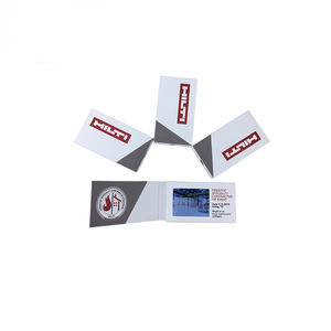 Meilleure conception personnalisée 2.4 pouces carte de visite vidéo numérique lecture automatique carte de voeux vidéo bleue pour les fournitures de fête promotionnelles - Product Image 5