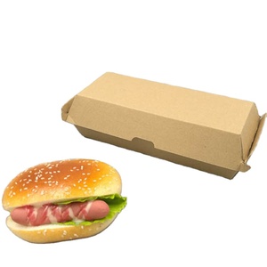 Caja de Cartón Corrugado Personalizada XDFPAK, Desechable, Ecológica, Reciclable, Tipo Concha, <span class=keywords><strong>para</strong></span> <span class=keywords><strong>Hamburguesas</strong></span>, Aperitivos, Caja Caliente - Product Image 5