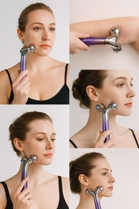 Masajeador facial EMS portátil recargable, dispositivo de rejuvenecimiento de la piel para tratamiento facial - Product Image 3