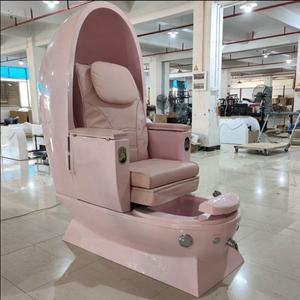 Chaise de pédicure de luxe neuve, chaise de pédicure de luxe rose, chaise de spa pour les pieds, chaise de sauna pour les pieds, chaise de bain de pieds électrique, chaise de bain de pieds à remous - Product Image 4