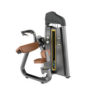 Vente directe usine – Appareil professionnel robuste à charges guidées pour triceps assis et extension des bras – Équipement de musculation pour triceps