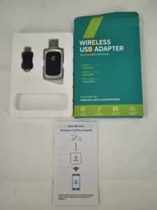 Tesla Rang Rover Cybertruck Adaptateur CarPlay sans fil Double appairage rapide USB BT <span class=keywords><strong>LE</strong></span> 5.4 Conception anti-interférence - Product Image 4