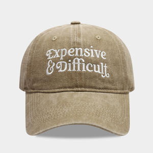 Casquettes de baseball sportives en coton dobby lavé, prix de gros personnalisé OEM, broderie à la main douce, casquettes unisexes pour les quatre saisons - Product Image 5