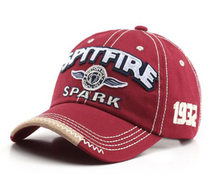 Casquette de baseball personnalisée en gros pour sports de plein air, style vintage délavé avec broderie appliquée - Product Image 5