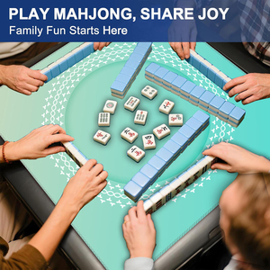 Q Y Tapis de Mahjong Américain Microfibre Caoutchouc Naturel Pliable Logo Personnalisé 4 Joueurs Étanche Silencieux Jeu Professi - Product Image 5