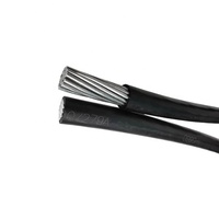 Kabel Guowangcable Aerial Bundle Overhead Aluminium Conductor ABC 0.6/1kv XLPE Insulated Service Drop Cable untuk Konstruksi