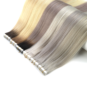 Extensiones de Cabello Remy Chino 100% al por Mayor, con Cutícula Alineada, Doble Trama, Suaves, Sin Caída, Color Claro, Cabello Liso Natural - Product Image 1