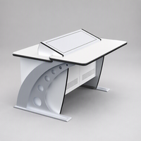 Poste de commande pour consoles NOC, poste de travail pour salle de contrôle, mobilier de contrôle industriel, centre de commande de centrale électrique