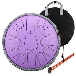 Instruments Hluru Steel Tongue Drum 13 Note 12-Inch Drumset Percussion Instrument Other Musical Instruments TS13