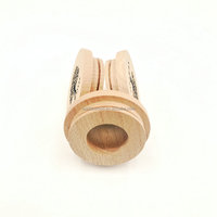 Tapa de madera con logotipo personalizado al por mayor de fábrica, nuevo estilo, técnica pulida para botella de vidrio, artesanías de madera, tapa de bambú, vela
