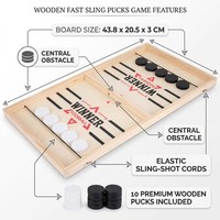 Jeu de fléchettes rapide à haute résilience, jeu de société de combat en bois pour le bureau, pour un jeu compétitif et un plaisir familial