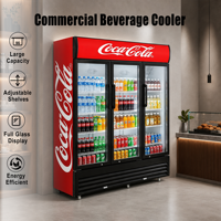Mini-réfrigérateur commercial vertical sur mesure avec porte vitrée pour supermarché, équipement de réfrigération, vitrine à vin, refroidisseur de boissons