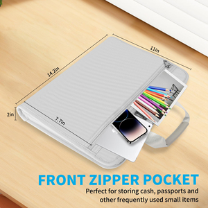 <span class=keywords><strong>Accordion</strong></span> tập tin tổ chức chống cháy di động 13 Pockets & tabs và kết hợp khóa quan trọng thư mục tập tin cho các tài liệu - Product Image 5