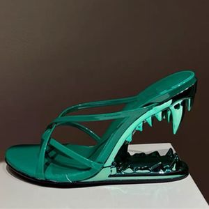 Dropshipping Sandales à lanières Sandalias Plataforma Sandales à talons compensés Chaussures - Product Image 4